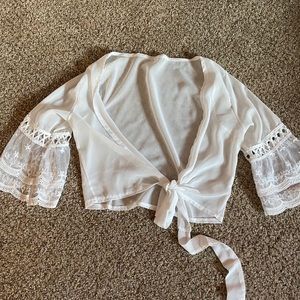 Beach cover up top!